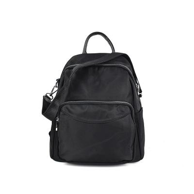 China Chinese Factory Price Designer Backpack Lady Style Waterproof Nylon And Leather Strap Wholesale Cheap Backpack for sale