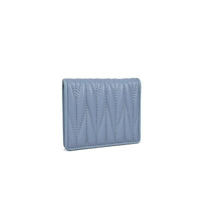 China Wholesale Anti-theft PU Leather Luxury Women Bags Classic Designer Elegant Quilted Wallet Card Holder Woman Purse for sale