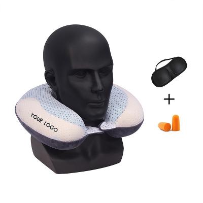 China Memory Top Selling Personalized Travel Neck Pillow MEMORY FOAM PILLOW Gel Neck Pillow Airplane Custom for sale