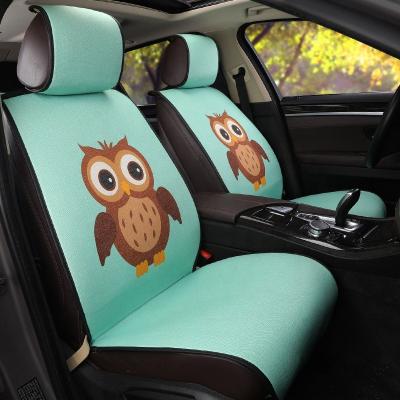 China 3D Printing High Quality Custom Luxury Car Seat Cover Polyester Low Price Full Set Universal Car Cushion for sale