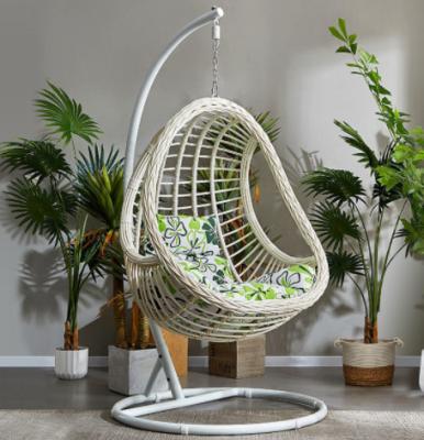 China Indoor Outdoor Patio Hanging Swing Chair With Stand Home House Hotel for sale