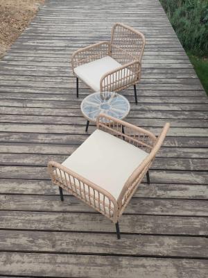 China Woven Cool Rattan Garden Table Chairs Elegant Coffee Sofa Outdoor Furniture for sale