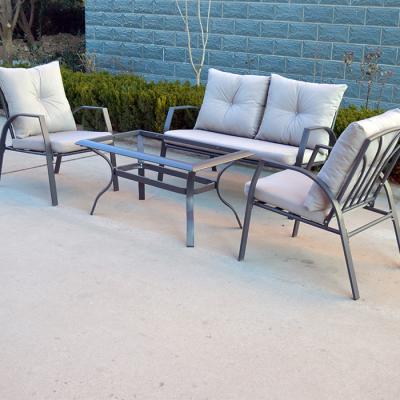 China Sofa Outdoor Cast Iron Aluminum Outdoor Balcony Patio Furniture Garden Table And Chairs Garden Furniture for sale