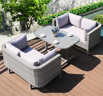 China Nordic Style Terrace Courtyard Living Room Sofa Wicker Rattan Chair Patio for sale