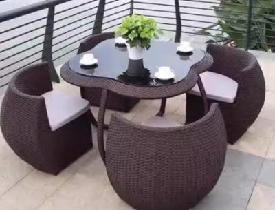 China Pe Wicker Patio Furniture Flower Pumpkin Garden Wicker Patio Rattan Cushions for sale