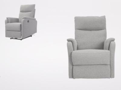 China Fine Linen Lumbar Heating Massage Manual Recliner Seat Sofa Wall Hugger 3 Seater for sale