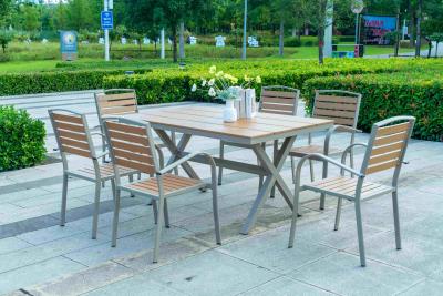 China Zonnebad Naast het zwembad Dagbed Buitenmeubilair Tuinsofa's Set Patio Teak Houten High End Moderne Sofa Set Heavy Duty 5 stukken Te koop