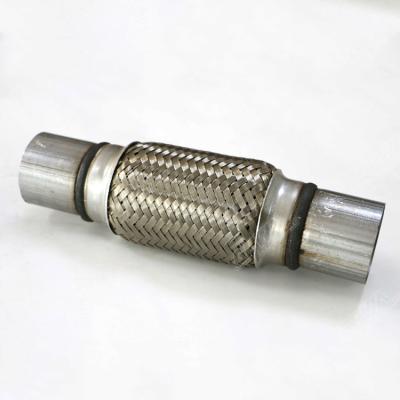 China 304 Stainless Steel Exhaust Flexible Hose Stainless Flexible External Braid Stainless Steel Hose for sale