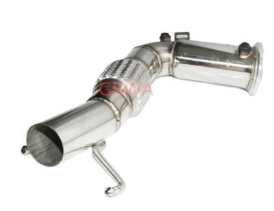 China 304 stainless steel performance exhaust downpipe for BMW Mini Cooper 2.0T F56 200 cell .sport catalytioconverter downpipe2.0T for sale