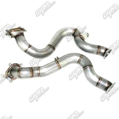 China 304 stainless steel performance exhaust pipe car downpipe for Audi S7 s6 for sale