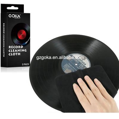 China Vinyl Record Factory Success Microfiber Cleaning Cloth Turntable Vinyl Records Essential Cleaning Cloths for sale