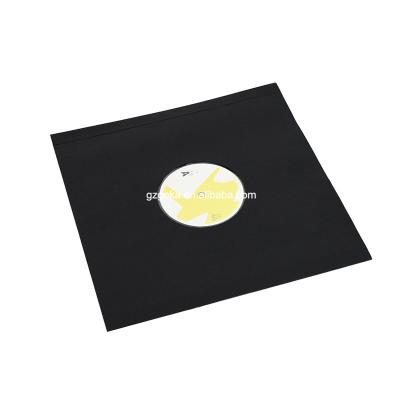 China Recyclable Record Sleeves Anti Static Inner Black Record Sleeve Vinyl Record Sleeves LP CD Case for sale