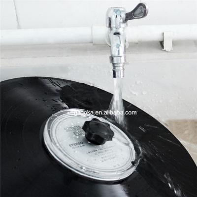 China Vinyl records acrylic lp vinyl record label protector with OEM printing waterproof record label protector for sale