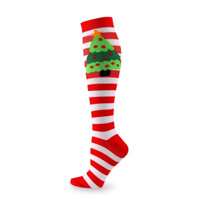 China Lovely Interesting Christmas QUICK DRY Socks Ladies Milu Deer Santa Claus A Snowman Animal Snow for sale