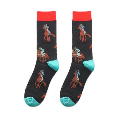 China Socksmate QUICK DRY men's socks with fashionable cartoon characters of different pattern Christmas socks for sale