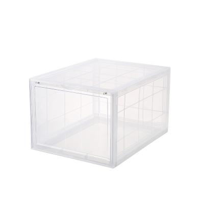 China Factory Manufacture Various Folding Magnetic Wholesale Clear Custom Shoe Boxes for sale