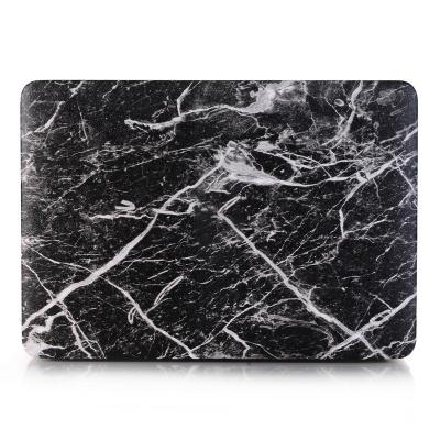 China Protect Laptop Black White Marble Leather Hard Laptop Case For Macbook Pro 13 A2338 for sale