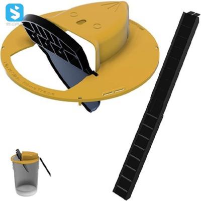 China Hot Selling Viable Slide Bucket Lid No Rat Trap Rat Trap Automatic Flip Slide Bucket Lid Killer Mouse Trap Bucket Lid for sale