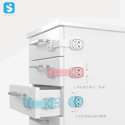 China Cute Safety Cardboard Drawer Baby Cabinet Drawer Hot Sales Child Safety Cabinet Safety for sale