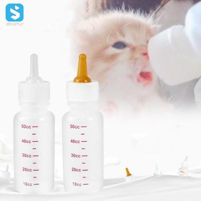 China Wholesale Automatic Baby Pet Feeding Milk Bottle Small Portable Dog Water Bottle Nipple Puppy Water Bottle for sale