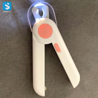 China Viable New Design Professional Pet Nail Clippers Led Clear Cat Dog Grooming Tool Pet Nail Clippers for sale