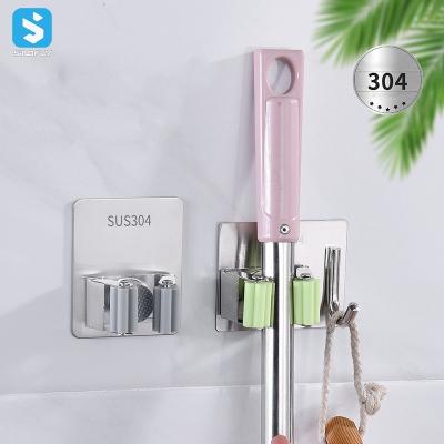 China Wholesale Modern Multi Function Wall Mounted Hook Wall Mounted Hook Broom Hook Broom Sticky Hook for sale