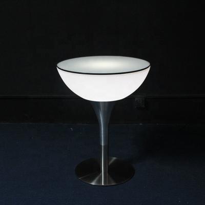 China New high quality modern hot sale coffee table LED coffee table furniture LED cocktail table for sale