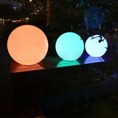 China Modern High Quality Homemade Round Led Flat Light Ball Plastic Christmas Led Light Ball for sale