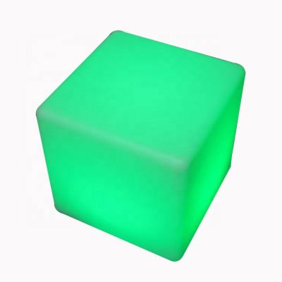 China Modern 16 Color Changed Waterproof Outdoor Luminous RGB Led Cube Furniture for sale