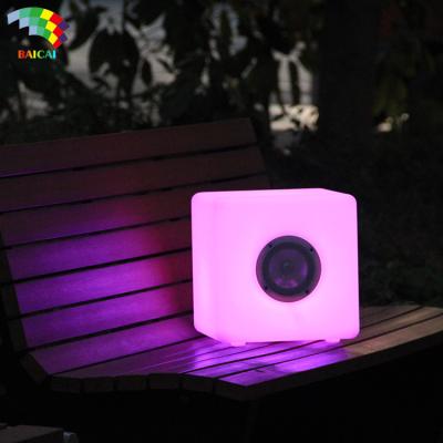 China Phone work hot sale and best price blue tooth speaker led lights wireless blue tooth speaker with led for sale