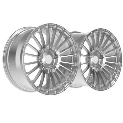 China 18x9 18x11 ET40 Aluminum Offroad Wheels , Aluminum Magnesium Alloy Forged Wheel Rim 18inch Hyper Silver for sale