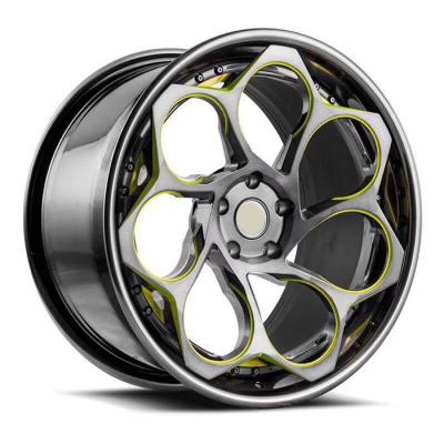 China Aluminum Custom Forged 3 Inch 5x1143, 18 Piece Wheels 3 Piece 4x100 Inner Forged Wheel 17 Inch for sale