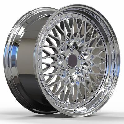 China 18 19 inch aluminum 5x100 5 x 1143 staggered deep concave plate alloy forged wheels rims fit for VW mk5 for sale