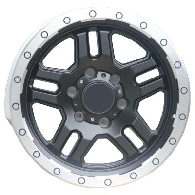 China [Ready To Ship] 75414K Glstar aluminum offroad wheel 17 inch 9.0J and 0 CB 110.1 pcd 6*139.7 offroad wheels for Hilux cars for sale