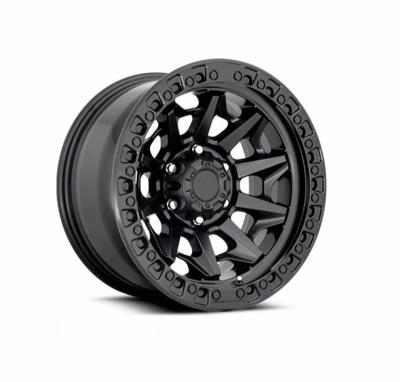 China [Ready To Ship] OR003 Aluminum Glstar Multi Full Spoke Black Offroad Wheel 17 inch width 9.0J and 0 CB 71.6 pcd 5*127 offroad wheels for sale