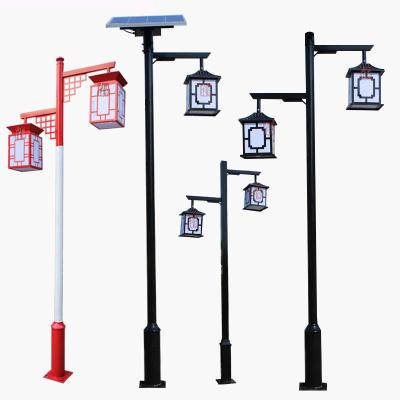 China Factory direct supply ROUTE 4 meters outdoor solar powered scenic street light landscape villa park for sale