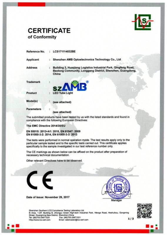 CE - Shenzhen AMB Technology Co., Ltd.