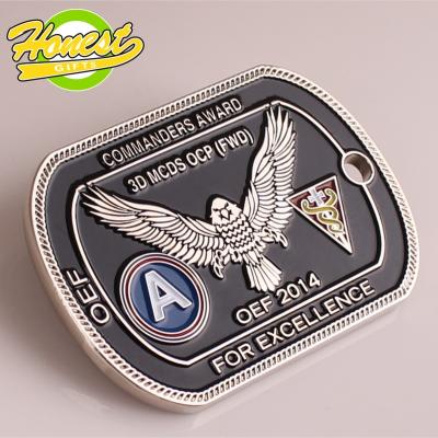 China China Custom Military Challenge Coins With Various Plating Options for sale