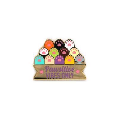 China Cute China Cheap Price Pin Badges Rainbow Pin Badge, Colorful Metal Badge for sale