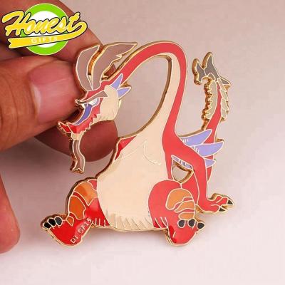 China Custom China Kunshan Gold Lapel Pins With Custom Designs And Glues Made for sale