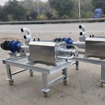 China Animal Farms Model ZP-200 Stainless Steel Poultry Scrap Automatic Fertilizer Soild-Liquid Separating Machine for sale