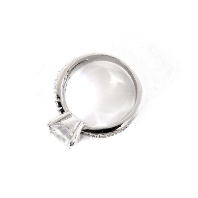 China Punk Ring For Women Fine 925 Silver Color Gemstone Rings Jewelry Rings for sale