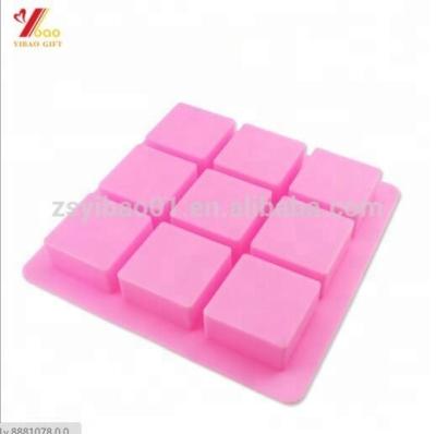 China Sustainable Custom Eco - Friendly Silicone Soap Molds Baking Cake Molds Factory Supplier for sale