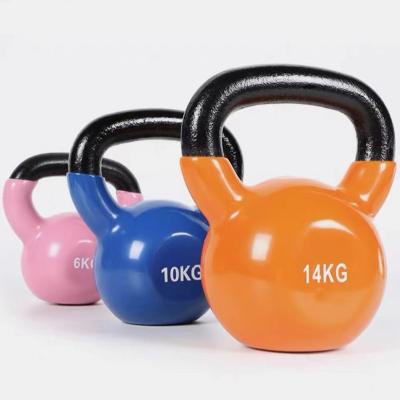 China High Quality Home Use Weightlifting Black Kettlebell Bodybuilding Competition Kettlebell Set for sale