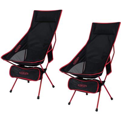 China Outdoor Camping Equipment Easy-Carrying Chair , Ultra Light Moon High Back Camping Chair for sale