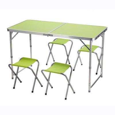 China Outdoor Aluminum Foldable Camping Table and Chair Easy-Transport Set in Dubai for sale