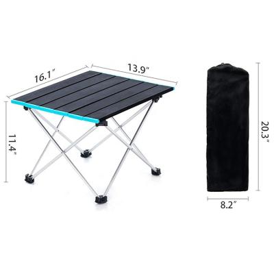 China Easy-carrying table redcamp outdoor folding table, roll up table in bag, foil roll up picnic camping table for sale