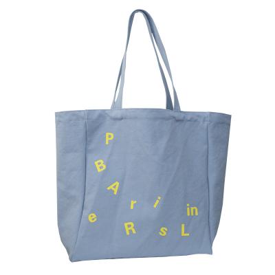 China Soft Wholesale Eco Friendly Print Shopping Canvas Tote Bag Custom Logo for sale