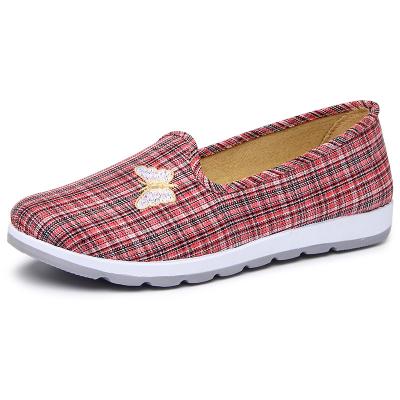 China 2021 Fashion Trend Breathable Durable Sweat-absorbent Flat Shoes for Women and Ladies Casual Sneakers Anti-Smell Anti-Skid Shoes for sale