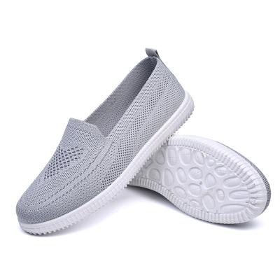 China Cushioning Summer Breathable Women's Running Shoes Ladies Slip On Lightweight Flats Women Sneakers for sale